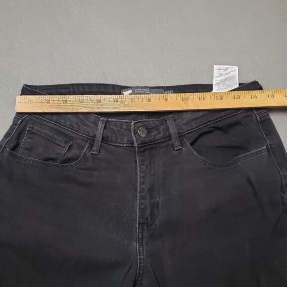 Levi's - Hi Rise Skinny Jeans, Size 28 | Soft Black | PC9-19970-0083 distressed - Picture 9 of 15